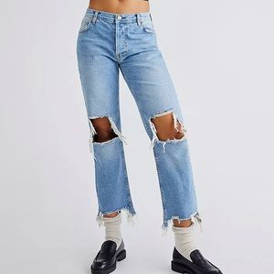 Free People Maggie Mid Rise Jeans